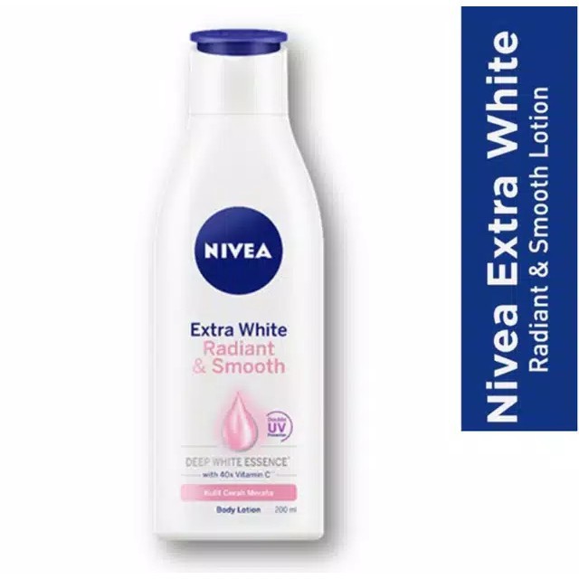 Nivea Extra White Radiant &amp; Smooth 100ml/200ml (100% Original)