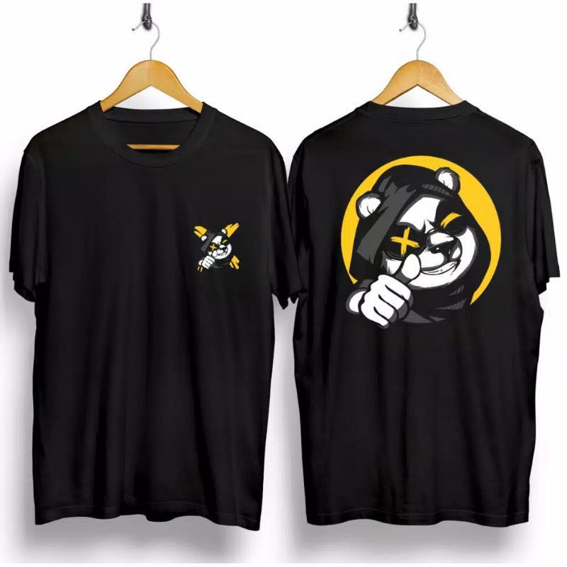 KAOS PANDA JEMPOL/KAOS PRIA/KAOS DISTRO MURAH