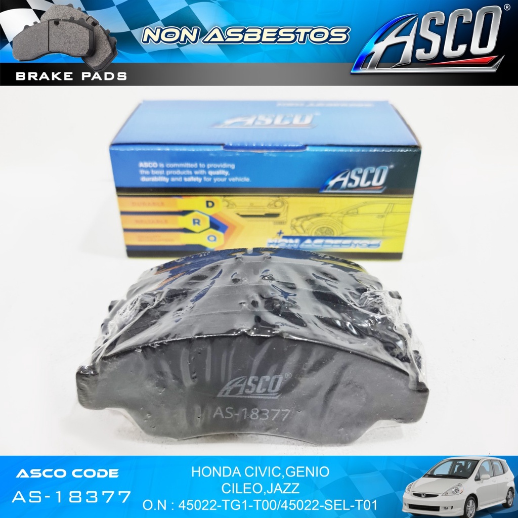 ASCO Kampas Rem Depan Honda Jazz GD3-Honda Civic-Honda Genio-Cileo