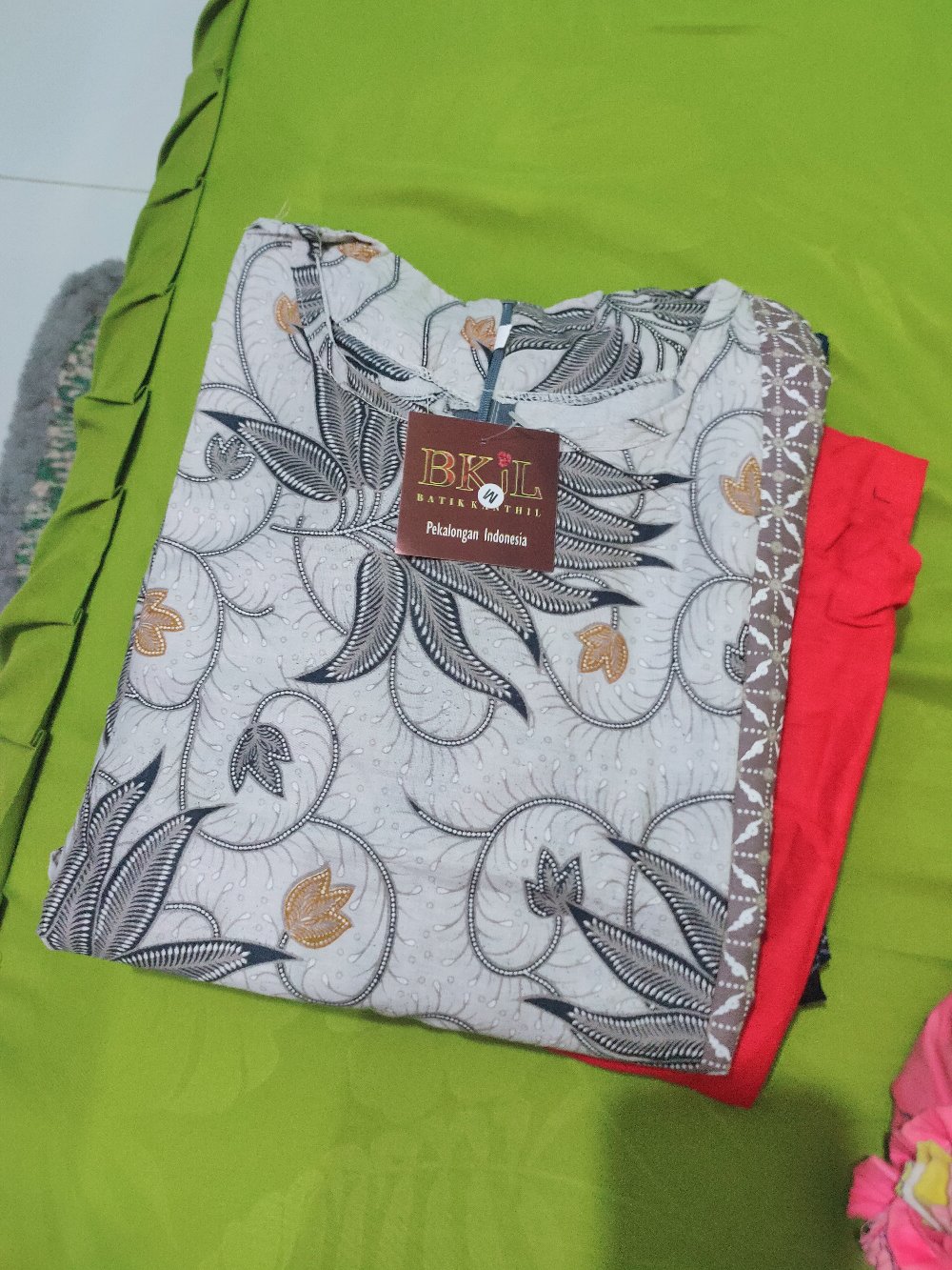 [cod] Tey-17 Batik Wanita Asj Sa Hrb026 Kenongo Kemeja Tosca Pendek Jumputan Kombinasi