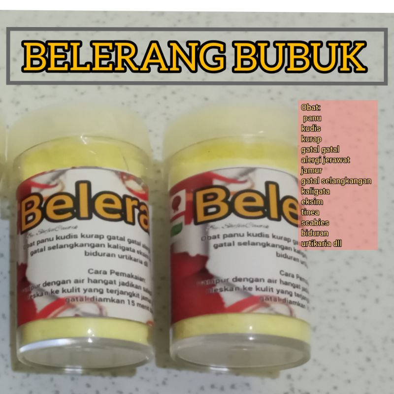 BELERANG BUBUK OBAT PANU KADAS KURAP JAMUR EKSIM 30 gram