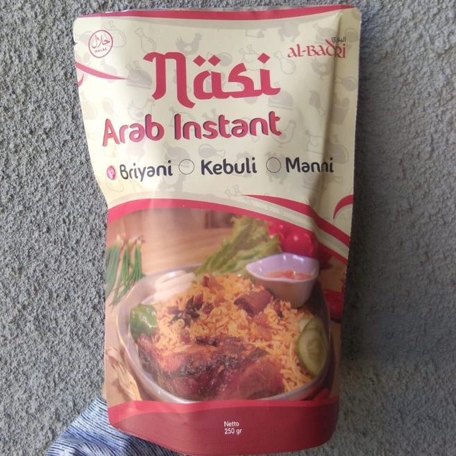 

Nasi Kebuli Mandhi Briyani Arab Instan Dengan Nasi Basmati Asli