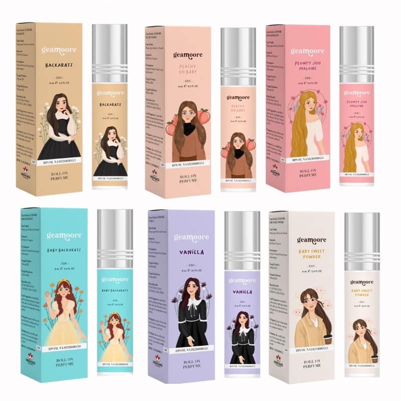 Parfum Wanita Murah BPOM Geamoore Inspired Parfume Branded Viral Wangi Tahan Lama Mewah Unisex 6 ML 