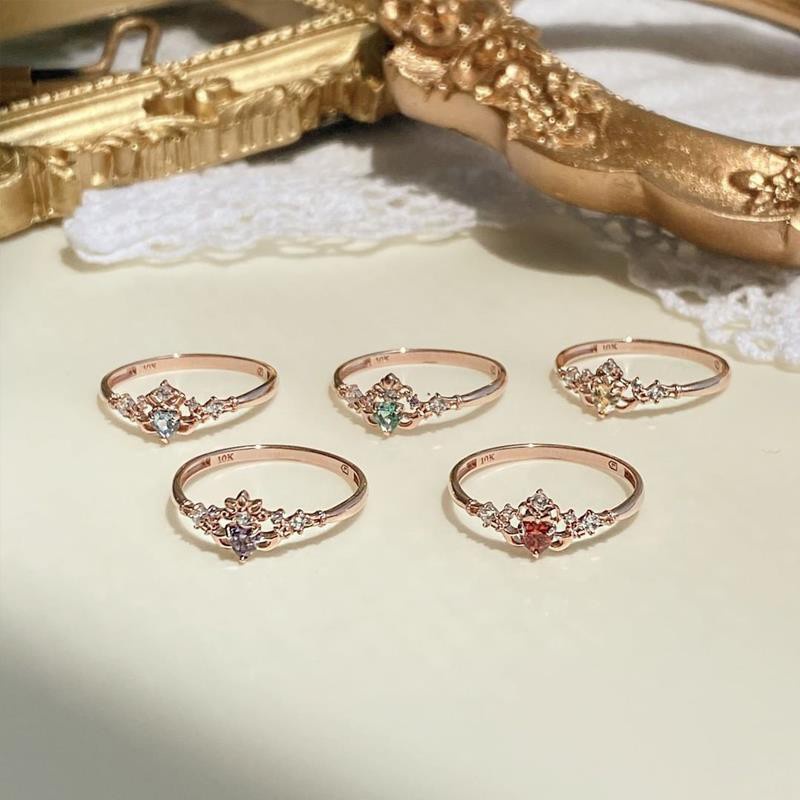 Cincin Model Terbuka Dapat Disesuaikan Desain Disney Princess Bahan 925 Silver Untuk Hadiah