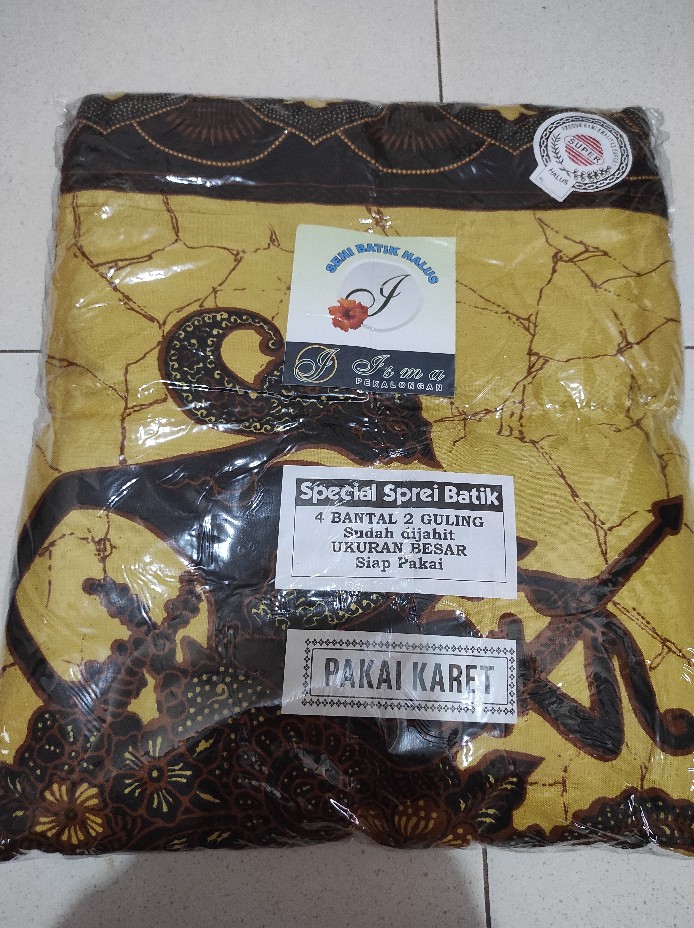 Sprei Batik Zebra Dll | Sprei Batik Halus | Sprei Ukuran 180x200 | King Size Spesial Pakai Karet