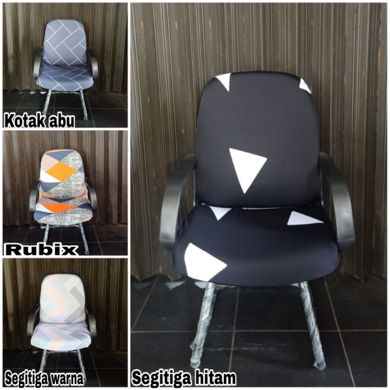 ELASTIS OFFICE CHAIR COVER size: XL / Sarung kursi kantor import