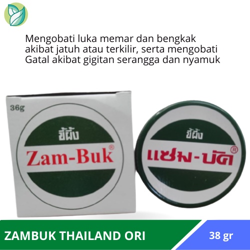 Zambuk Thailand Original 3x Lebih Ampuh Mengobati luka memar dan bengkak akibat jatuh atau terkilir 