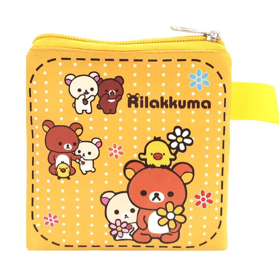 【today】 Mini Wallet Rilakkuma Dompet Koin Karakter Anak