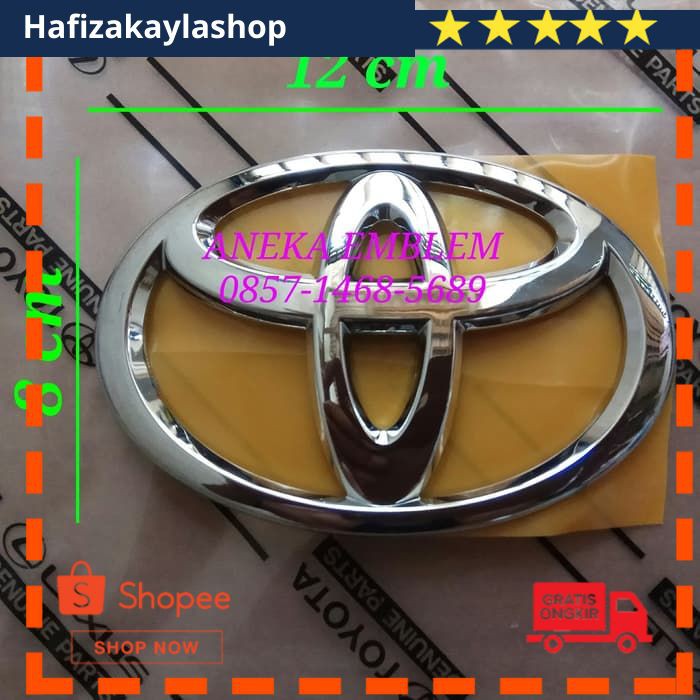 Part mobil original-emblem toyota avanza/rush lama zn 454
