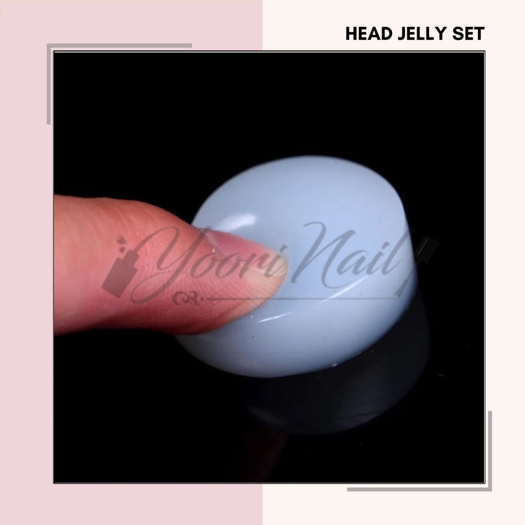 Head jelly silicon stamp nail art refill stamping nails pure jelly pengganti kepala stamp stamper