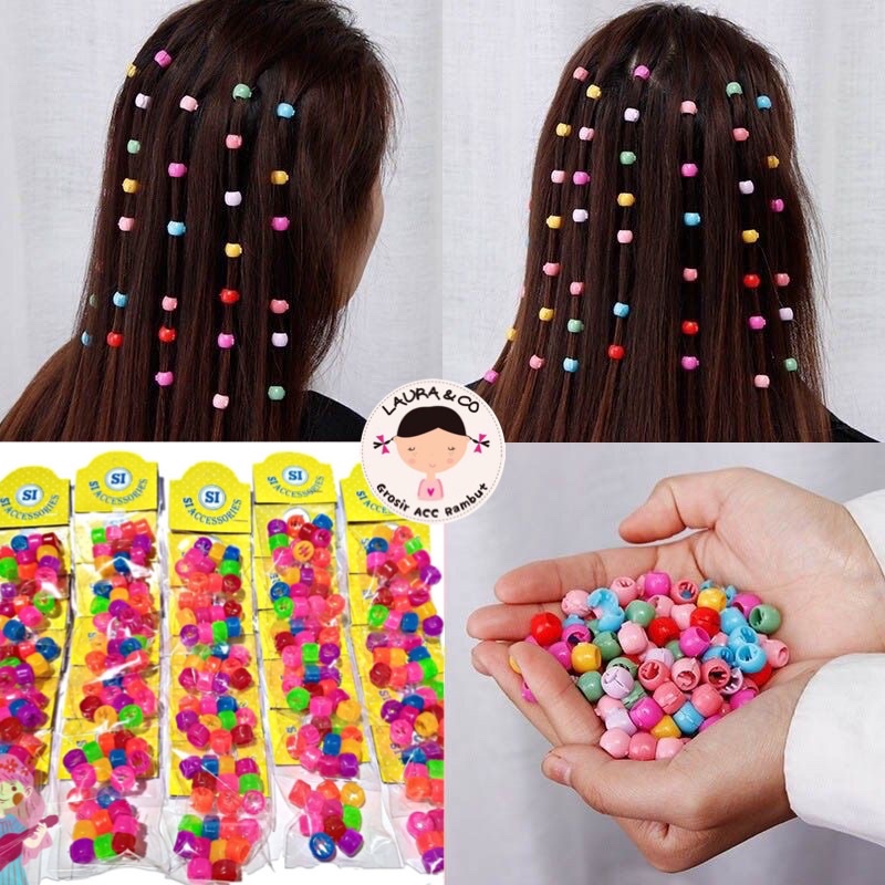 Jepit Rambut 120pc Mini Bulat Gaya Korea Anak Mode hits hit isi Grosir Lusinan