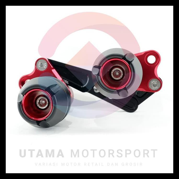 TERLARIS SLIDER KNALPOT JALU KNALPOT CNC BLACK DIAMOND HONDA PCX 150 LOKAL NEW