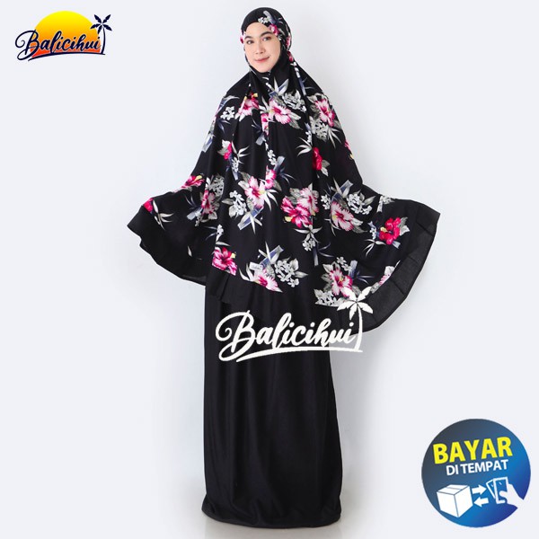 Balicihui Mukena Etnik Mukena Bali Jumbo Mukena Bali Dewasa by Balicihui