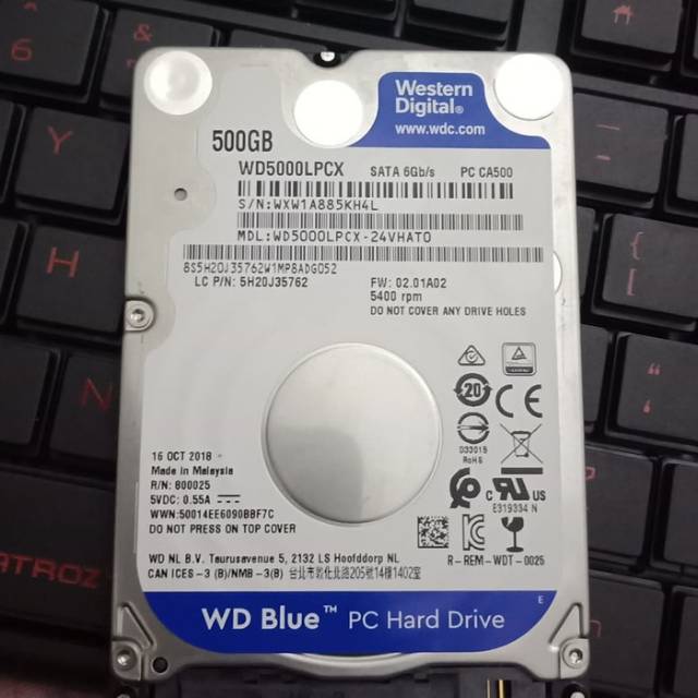 HDD Laptop 500GB - 500GB - HDD 2.5inch
