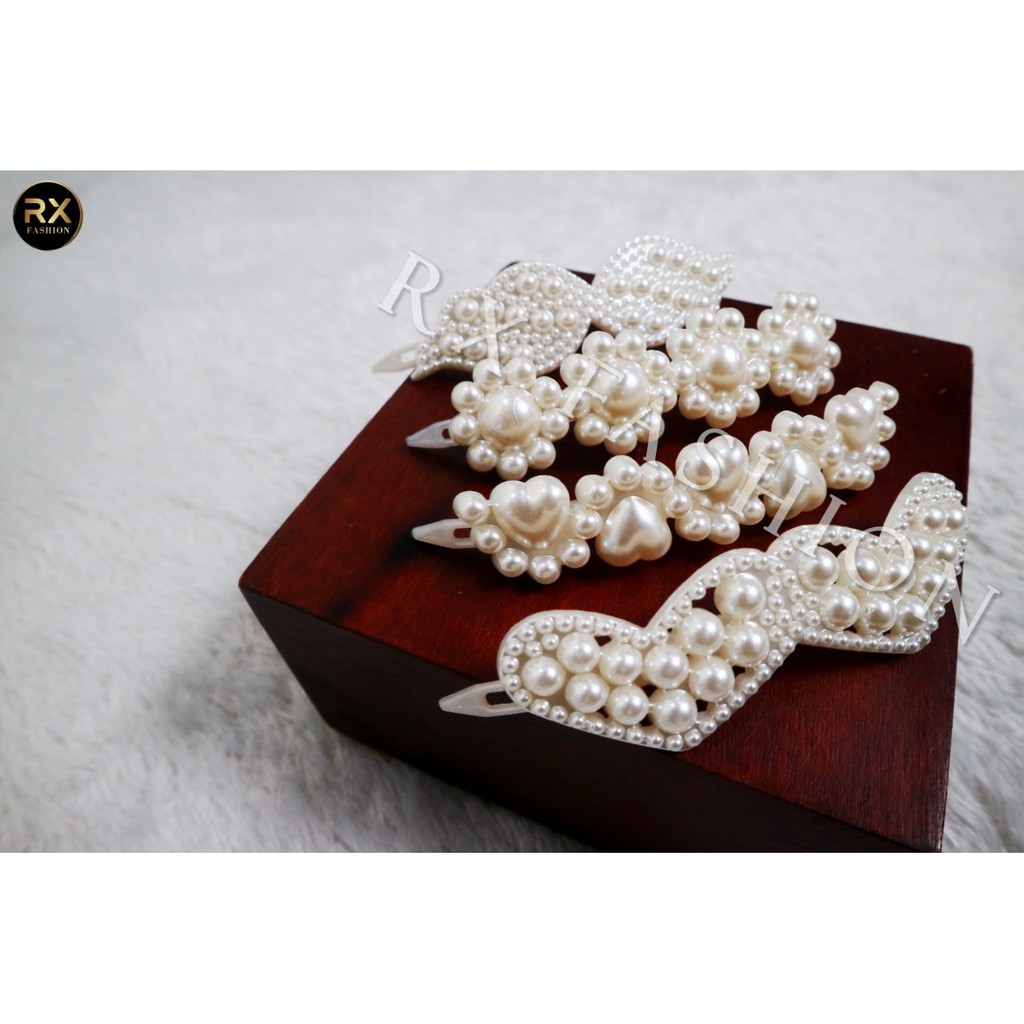 RX Fashion Pearl Hairpin / Jepit Rambut Mutiara / Jepit Rambut Korea (RANDOM)