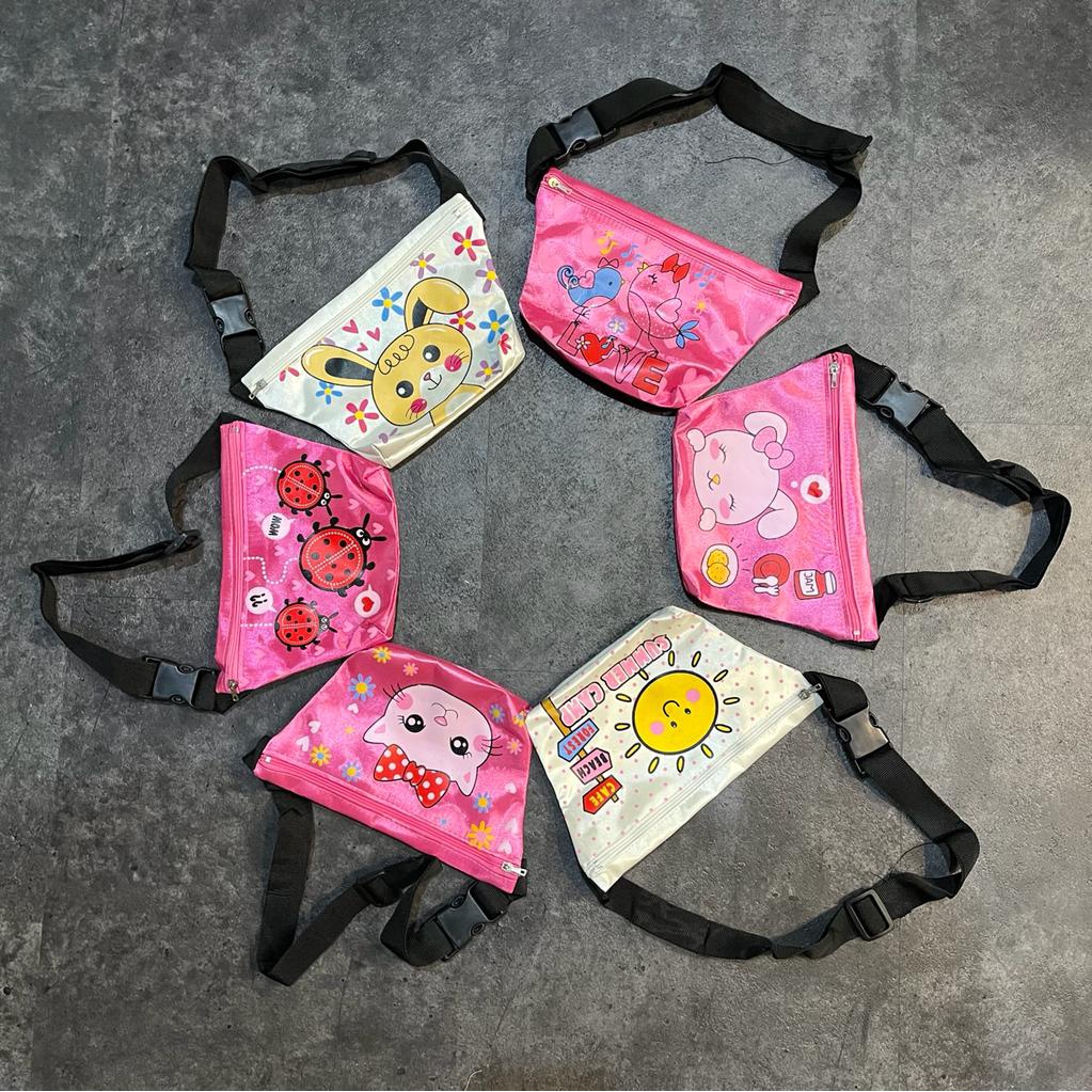 Tas Pinggang Sling Bag Anak Perempuan Murah Bermotif