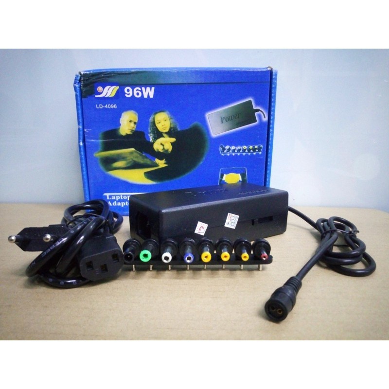 [garansi 1 tahun] Power Adaptor Charger Laptop / Notebook / Charger Universal 96W 12-24Volt