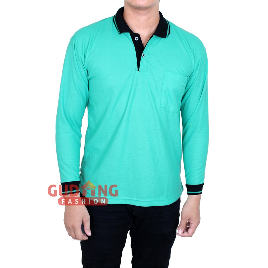 Kaos Polo Polos Lengan Panjang PLS 169