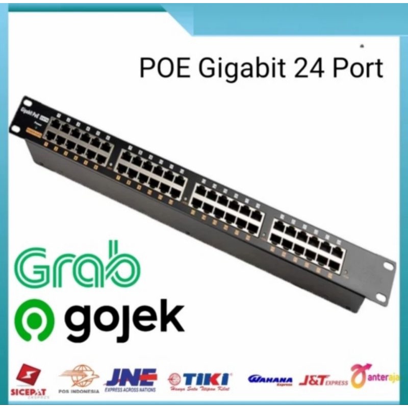 Poe injector Gigabit 10 / 100 / 1000 24 Port