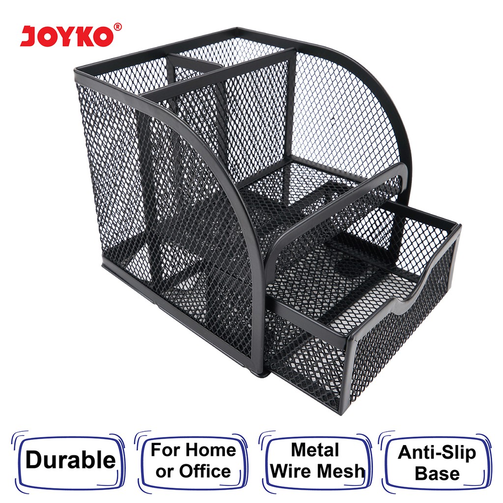 

restock Desk Set Pen Holder Tempat Alat Tulis Jaring Jala Joyko DS-18