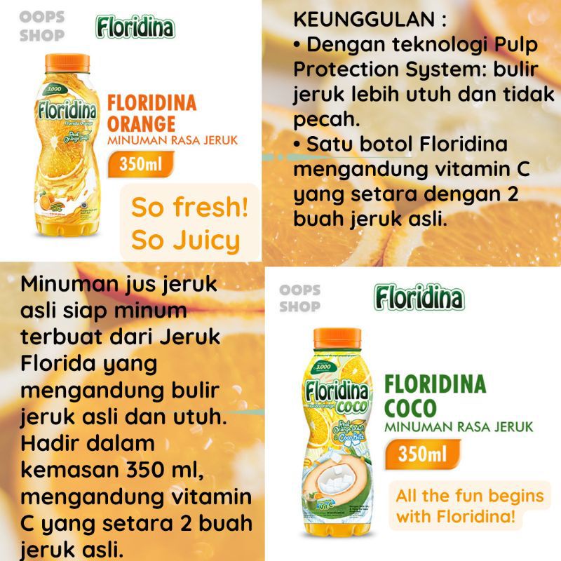 

oopsshop | Floridina Orange dan Coco 350ml