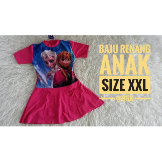 BAJU RENANG ANAK FROZEN