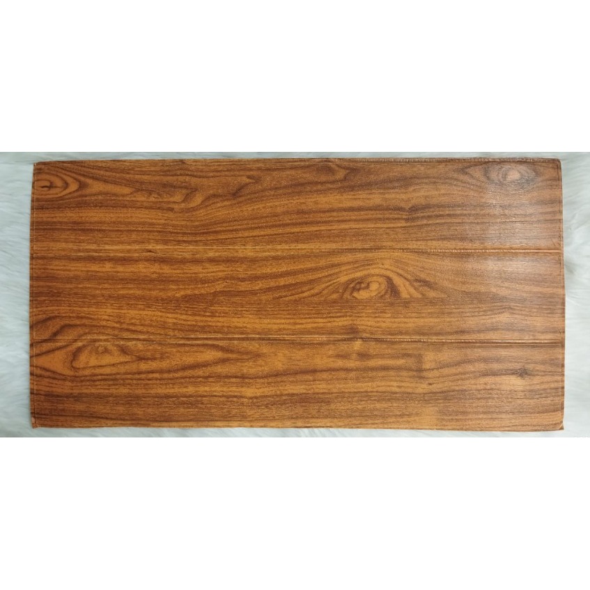 GM511 [1KG=26PCS] Wallpaper Dinding Foam 3D Kecil Motif Kayu / walpaper dinding Foam 50gr-WG - 5