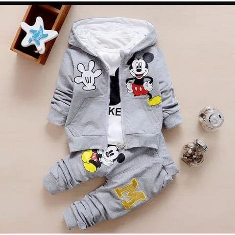 Baju Jaket Anak Perempuan Laki2 modis kekinian Umur 3 4 5 Tahun Murah Set Unisex Cewek Cowok Import