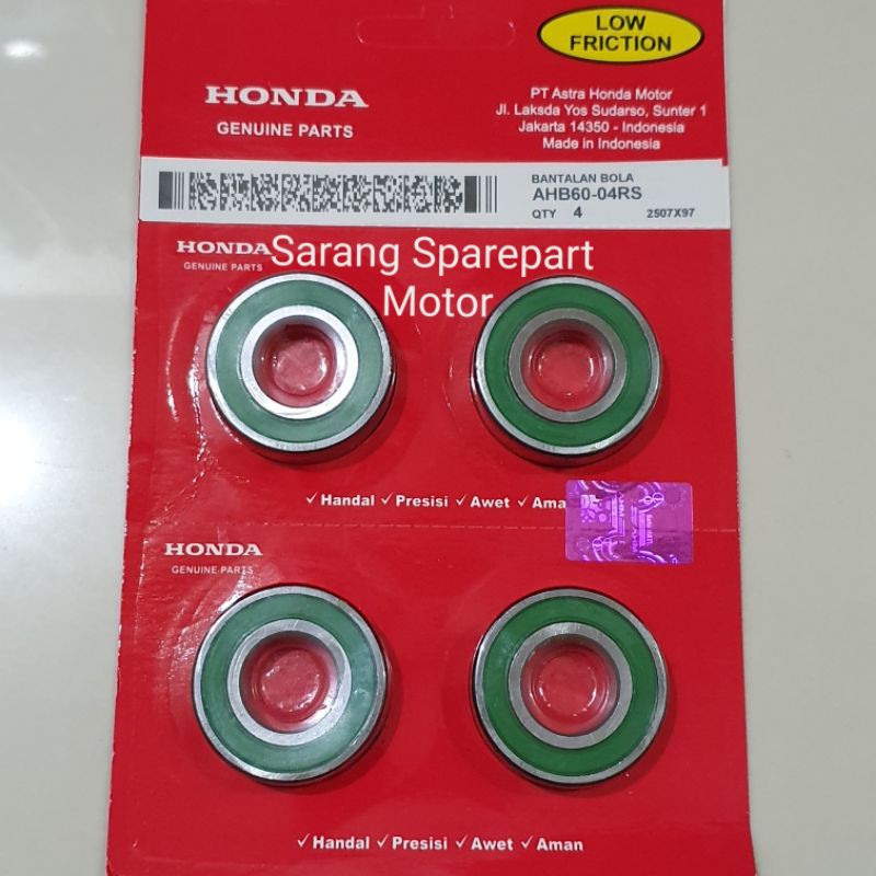 Lahar Bearing Honda 6004 RS Bantalan Bola 6004RS Press