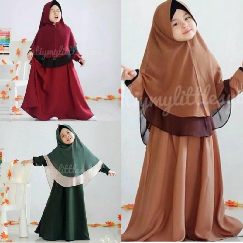 fashion muslim anak iyora /gamis kids raka ade fashion