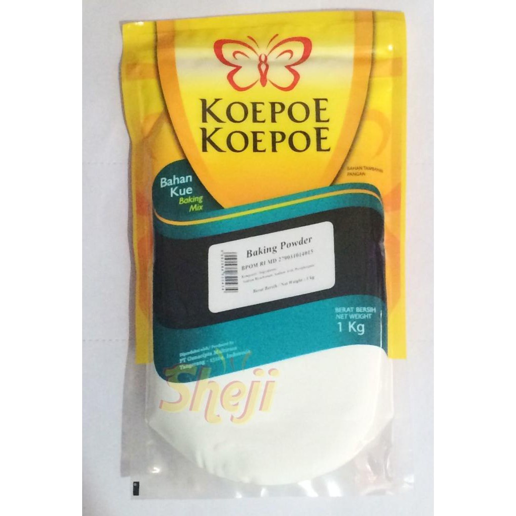 

3 PCS BAKING POWDER CAP KOEPOE KOEPOE/ BAKING POWDER CAP KUPU KUPU 1KG