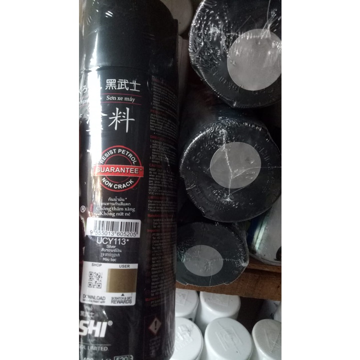 cat semprot pilok pilox samurai epoxy silver epoxy ucy 113 400ml