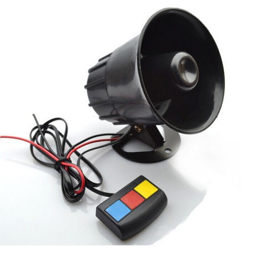 Klakson Sirine Polisi Loud Speaker 4 Tone 30W - KX-5004 - Black