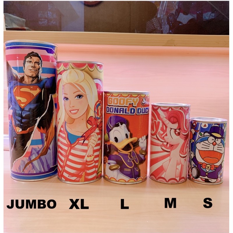 celengan kaleng ukuran XL / tempat menabung-1