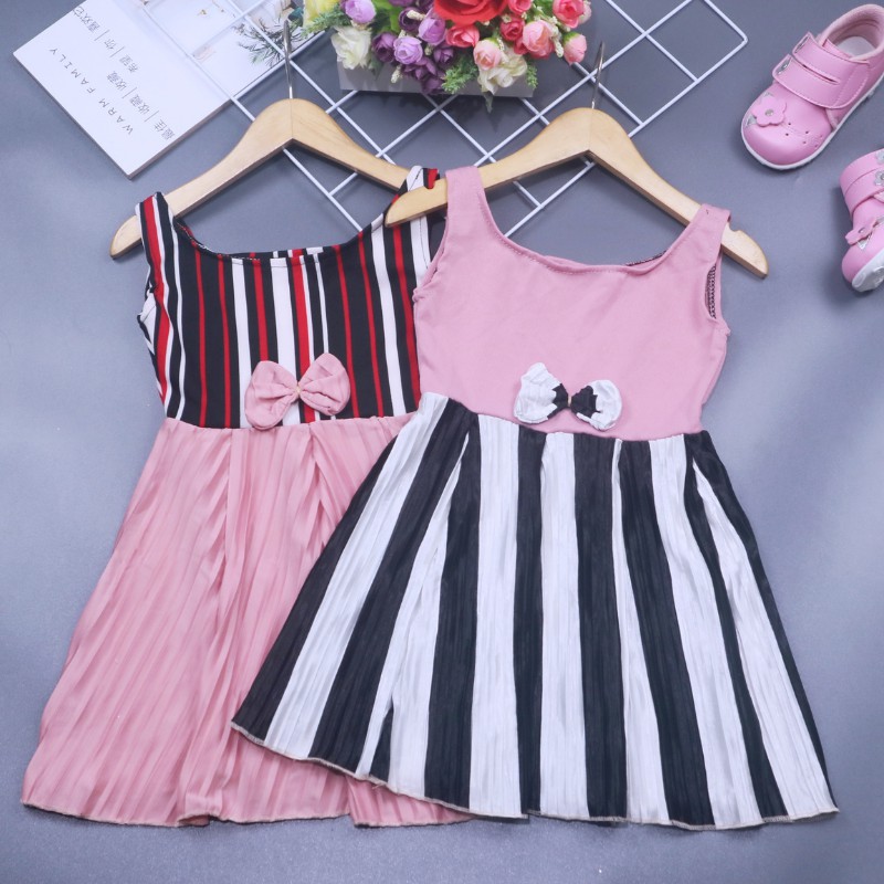 Dress Riani uk Bayi-4 Tahun / Tanktop Dress Yukensi Anak Perempuan Baju Pakaian Motif Gaun Import