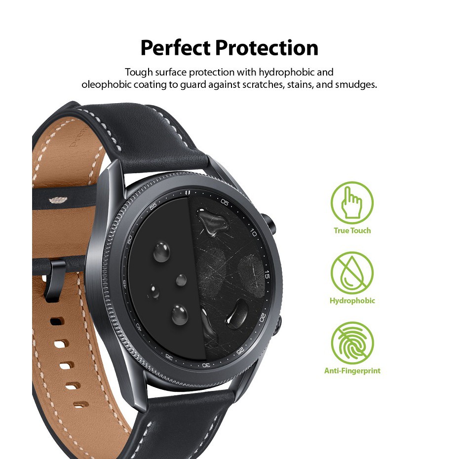 Screen Protector Samsung Galaxy Watch 3 45mm Ringke Easy Flex Screen Guard Anti Gores