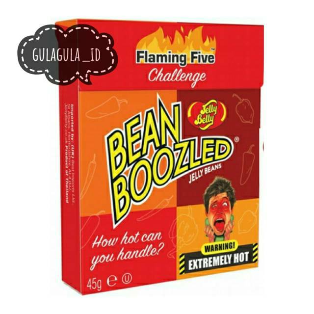 

NEW EDITION !! Bean Boozled Flaming Fiery Five Refill Box 1.6oz