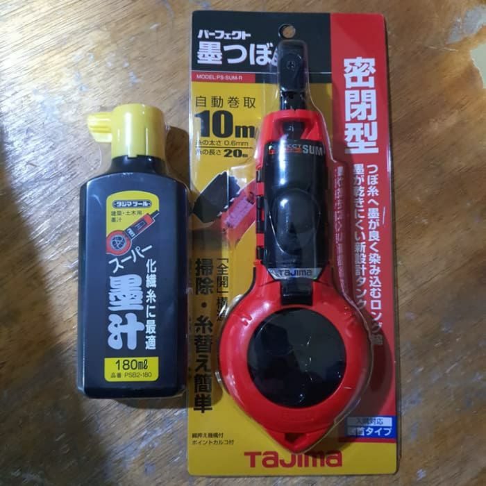 

(B2T)PROMO PAKET Tajima sipatan 10m + tinta hitam