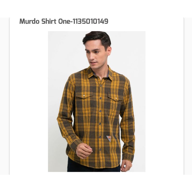 Kemeja lengan pendek panjang EMBA JEANS