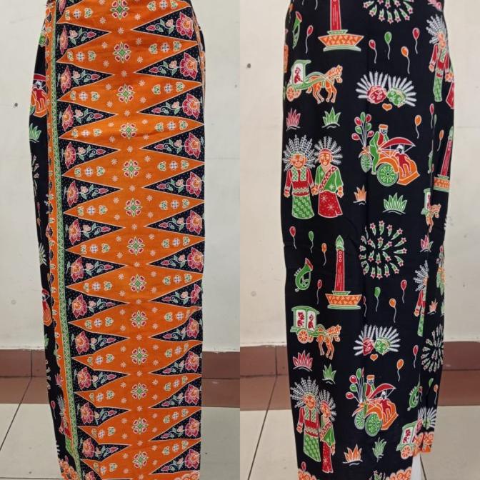 BATIK WANITA ROK BETAWI ONDEL ONDEL LIMITED EDITION