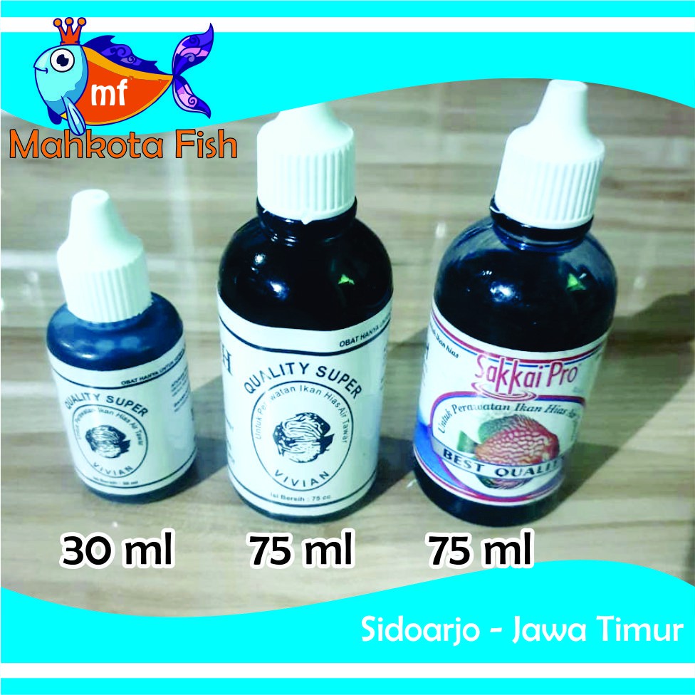 Obat Biru (VIVIAN, SAKKAI PRO) | Blits ICH | Obat Ikan Hias | Obat White Spot | Obat Cupang (GRATIS KARDUS)