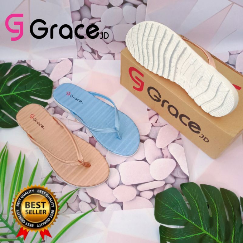 GRACE [JPT BHN] Sandal Jepit Wanita/ Sandal Jepit Teplek Santai Wanita