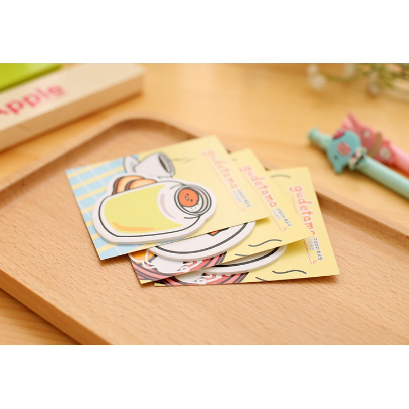 Sticky Notes / Notes Tempel Motif Gambar GUDETAMA / Sticky Notes Karakter TELUR GUDETAMA / SANRIO