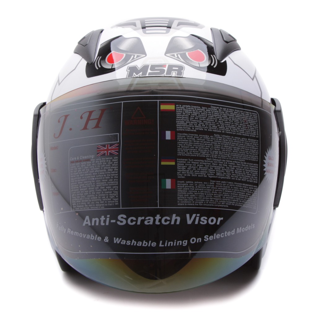 [Helm Dewasa] MSR Helmet Javelin - Monster - Putih