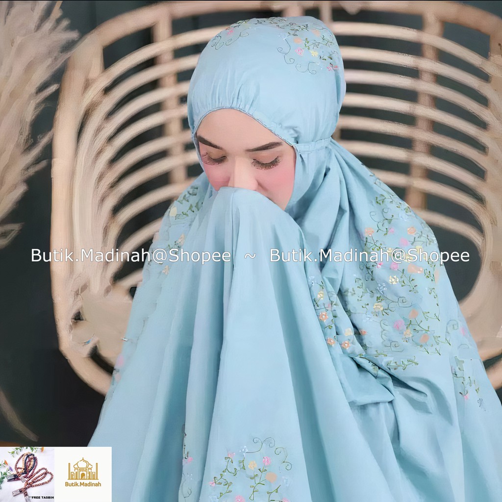 BUTIK.MADINAH MUKENA DEWASA KAYLILA UNIQRAFT BUNGA BORDIR