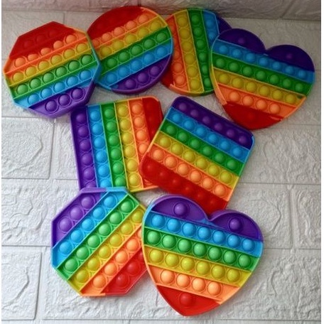 [BISA COD] MAINAN POP IT MURAH RAINBOW UNICORN MAINAN POP IT GELEMBUNG MAINAN ANAK POPIT Push Pop It-5