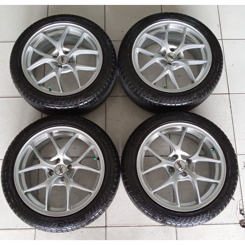 VELG SECOND | WURZBURG R17 PCD 4X100  + BAN ACCELERA PHI-R 205 50 R17