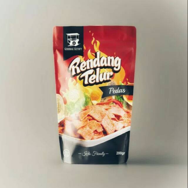 

Kripik Rendang Telur Pedas low carbo sugar free ketogenic