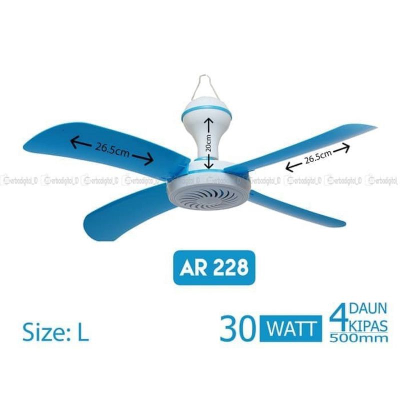 Kipas Gantung Arashi 30watt
