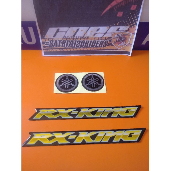 logo emblem Yamaha RX king 2001